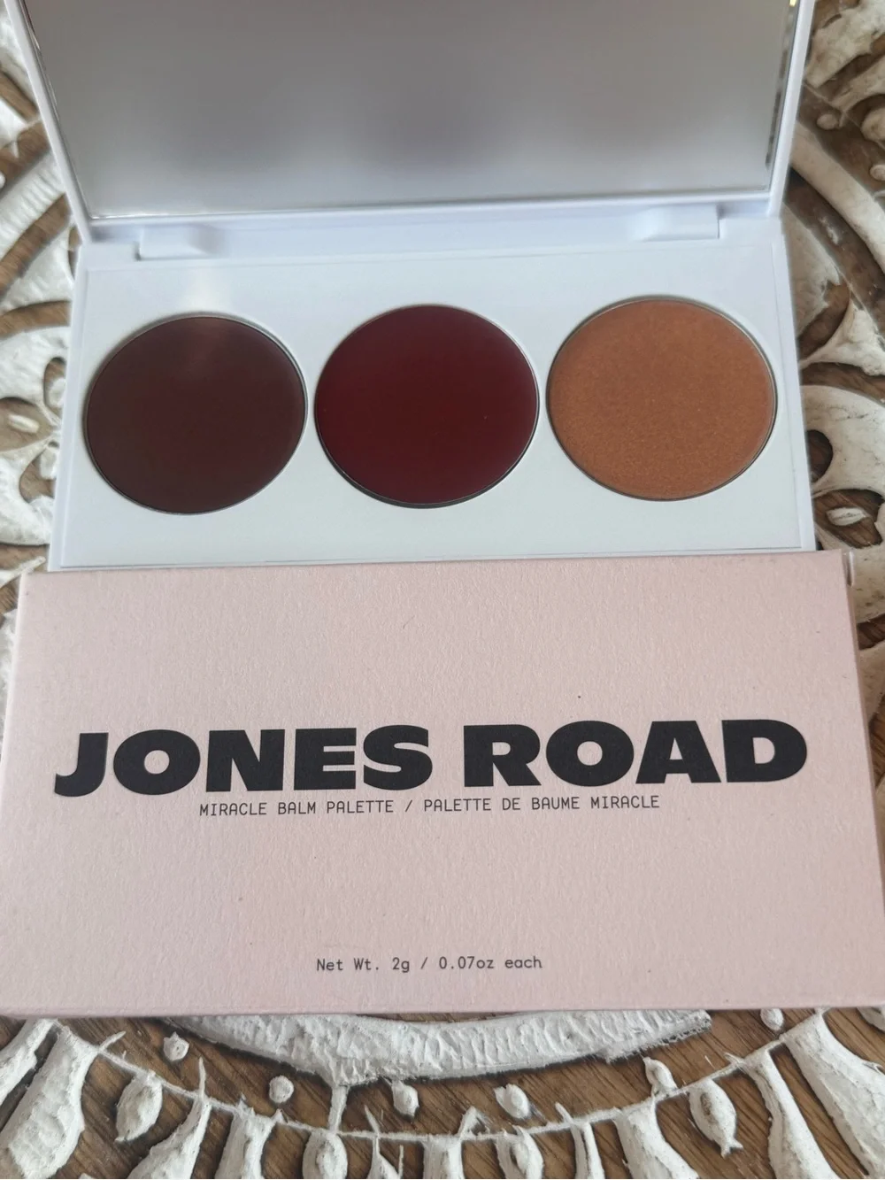 Jones Road Miracle Balm Palette Cheeky Multi Use Face Cheek Color New MSRP $55